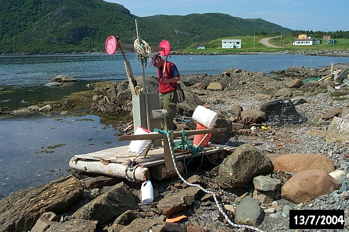 The rocky shoreline near Casey's Beach - with a wonderful raft of boyhood dreams.